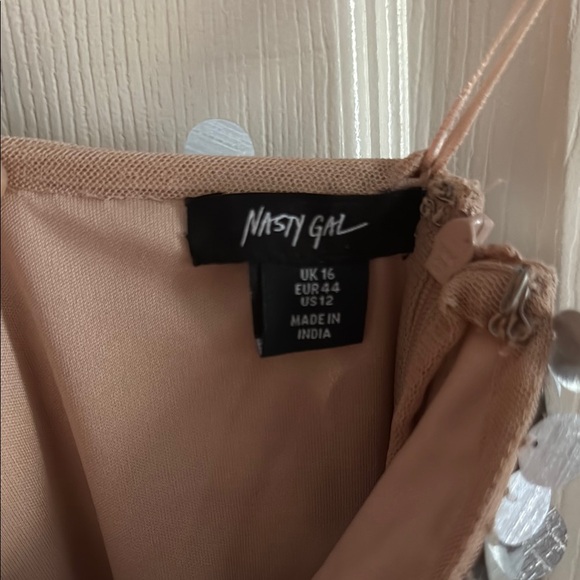 Silver Sequin One-Shoulder Dress - Picture 5 of 6